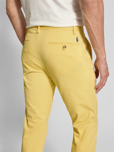 Polo Ralph Lauren Chinosy o kroju regular fit z zapięciem na guzik i zamek błyskawiczny Żółty 3