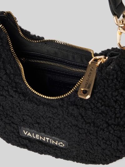 VALENTINO BAGS Torebka z detalem z logo Czarny 4