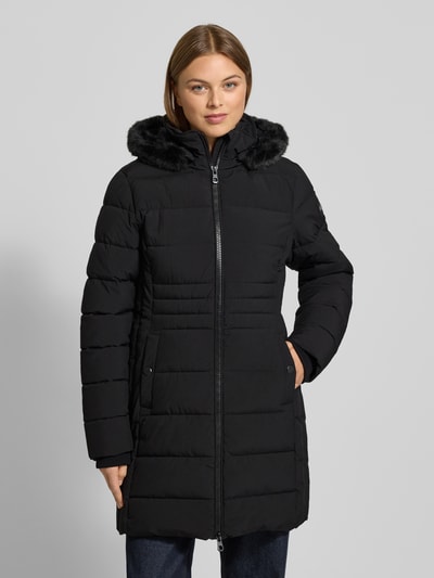 NAUTGÅRD Steppmantel mit Zweiwege-Reißverschluss Black 4