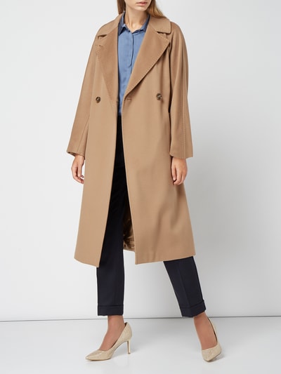 Weekend Max Mara Wollmantel aus Schurwolle  Camel 1