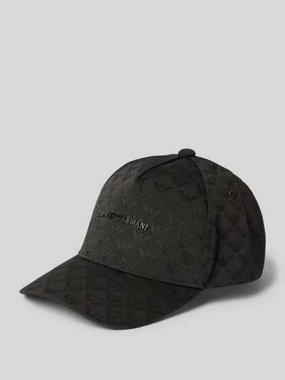 Emporio Armani Basecap mit Label-Detail Black 1