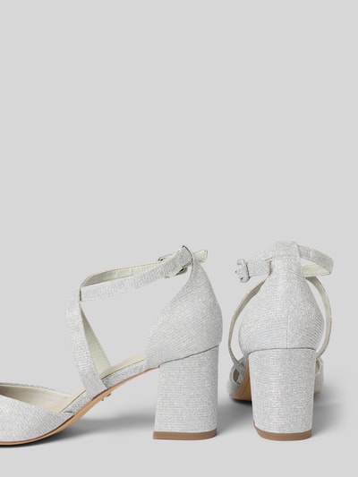 Tamaris Pumps met gekruiste riempjes Zilver - 2