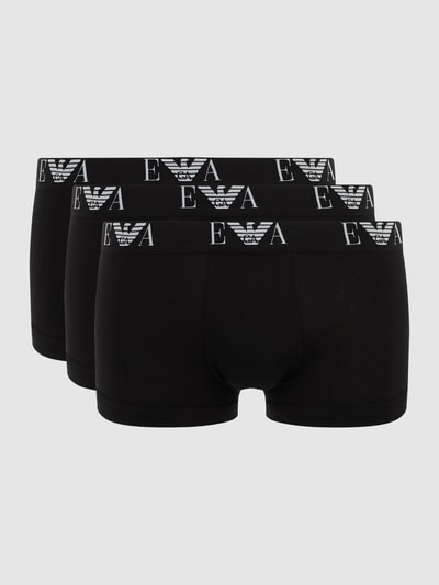 Emporio Armani Trunks mit Stretch-Anteil im 3er-Pack Black 1