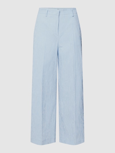 Weekend Max Mara Stoffhose mit Streifenmuster Modell 'GLEBA' Bleu 2