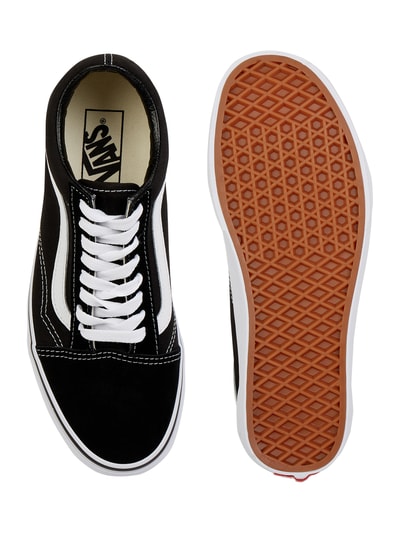 Vans Sneaker aus Veloursleder und Textil Modell 'Old Skool' Black 4