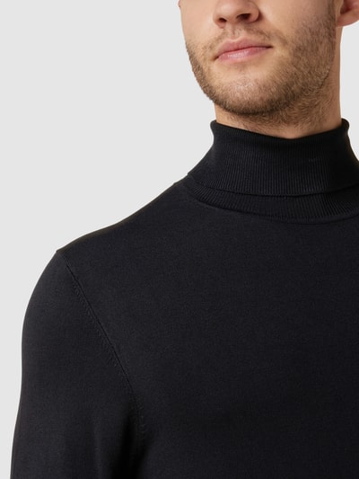 MCNEAL Strickpullover mit Rollkragen Schwarz 3