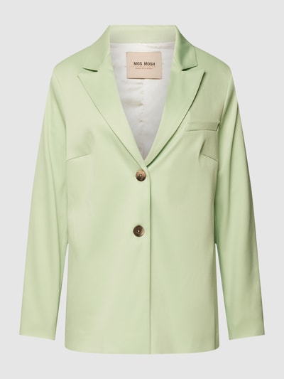 MOS MOSH Blazer met reverskraag, model 'Emery Wimo' Lichtgroen - 2