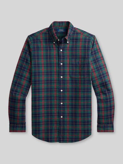 Polo Ralph Lauren koszula casualowa o kroju regular fit z brustaszą Granatowy 2