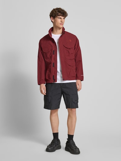 The North Face Windbreaker met opstaande kraag Bordeaux - 1