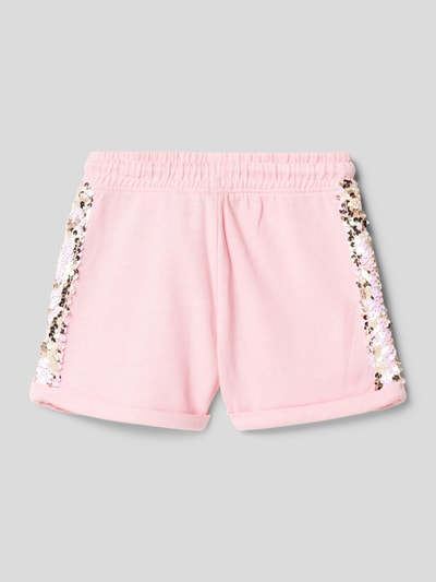 Blue Seven Shorts mit Paillettenbesatz Pink 3