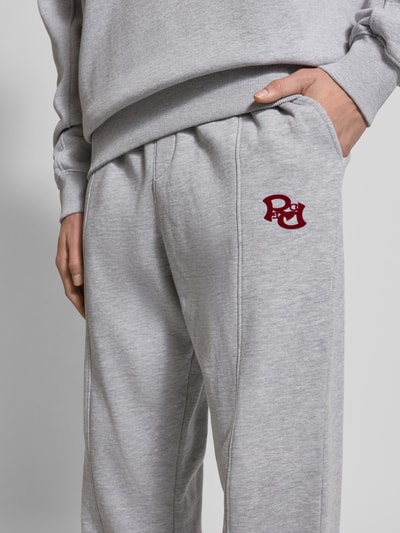 Pegador Sweatpants mit elastischem Bund Hellgrau Melange 3