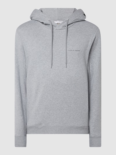 Tiger of Sweden Bluza z kapturem o kroju regular fit z bawełny model ‘Dominick’ Jasnoszary 2