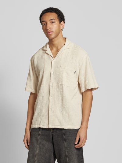 REVIEW Relaxed Fit Freizeithemd mit 1/2-Arm Ecru 4