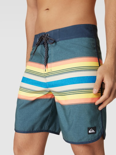 Quiksilver Badehose mit Streifenmuster Modell 'EVERYDAY SCALLOP' Marine 3