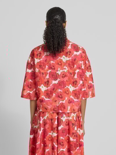 Drykorn Hemdbluse mit verdeckter Knopfleiste Modell 'LAINAY' Hellrot 5