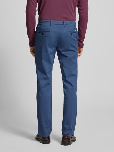 Tommy Hilfiger Straight Leg Chino mit Strukturmuster Modell 'DENTON' Jeansblau 5