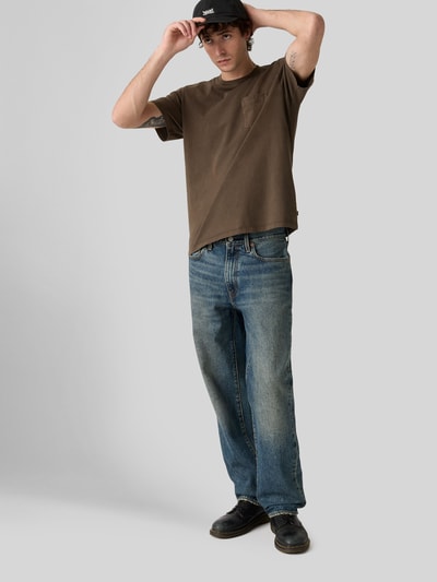 Levi's® Relaxed Fit T-Shirt aus reiner Baumwolle Khaki 1