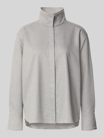 Style Icon Collection Bluse mit Stehkragen - curated by Anouk Yve Mittelgrau Melange 2