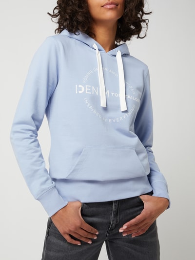 Tom Tailor Denim Hoodie aus Baumwolle  Hellblau 4