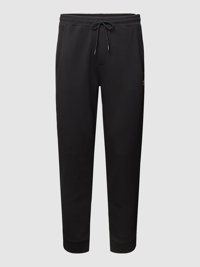 BOSS Green Sweatpants mit Label-Stitching Modell 'Hadiko' Black 2