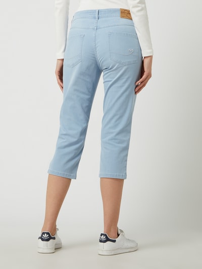 Zerres Slim fit capri-jeans met stretch, model 'Cora' Lichtblauw gemêleerd - 5