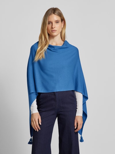 comma Poncho met boothals Lichtblauw - 4