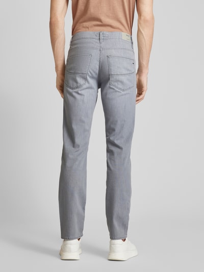 Brax Slim Fit Jeans im 5-Pocket-Design Modell 'CADIZ' Silber 5