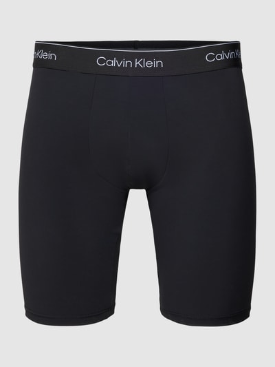 Calvin Klein Underwear Szorty z detalem z logo Czarny 1