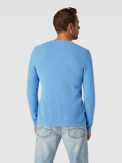 MCNEAL Strickpullover mit Strukturmuster Eisblau Melange 5