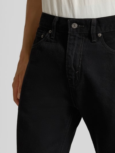 Levi's® Regular Fit Jeans mit Eingrifftaschen Modell '505™' Black 3