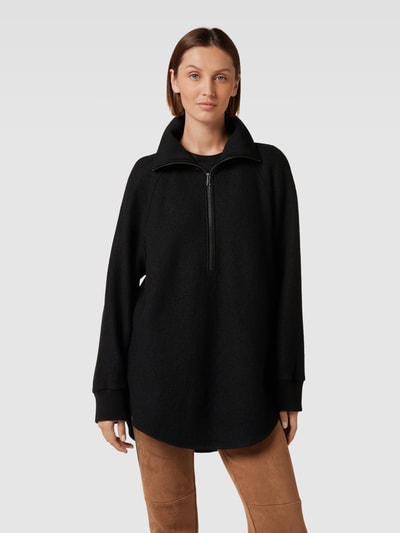 JAKE*S STUDIO WOMAN Oversized gebreide pullover met opstaande kraag Zwart - 4