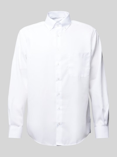 Eterna Comfort Fit Business-Hemd mit Button-Down-Kragen Weiss 1