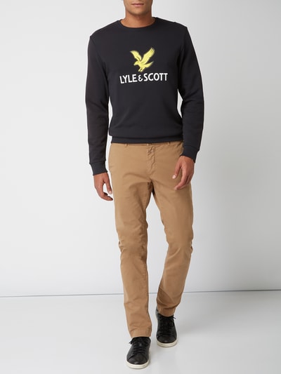 Lyle & Scott Sweatshirt mit Logo-Print  Black 1