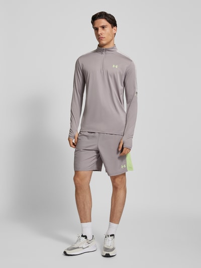 Under Armour Sweatshirt mit Label-Print Modell 'Tech Utility' Anthrazit 1