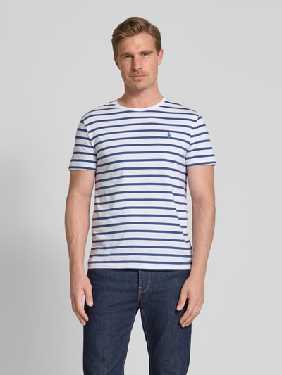 Polo Ralph Lauren Custom slim fit T-shirt met labelstitching Wit - 4