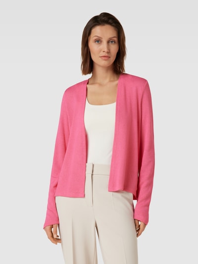 Tom Tailor Strickjacke mit offener Vorderseite Pink 4