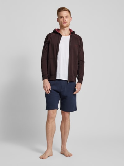 BOSS Sweatjacke mit Kapuze Bordeaux 1