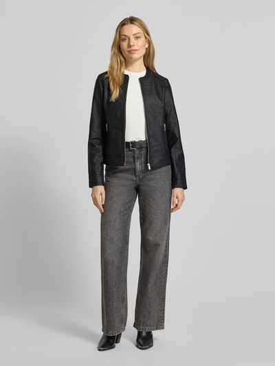 B.Young Jacke in Leder-Optik Modell 'Acom' Black 1