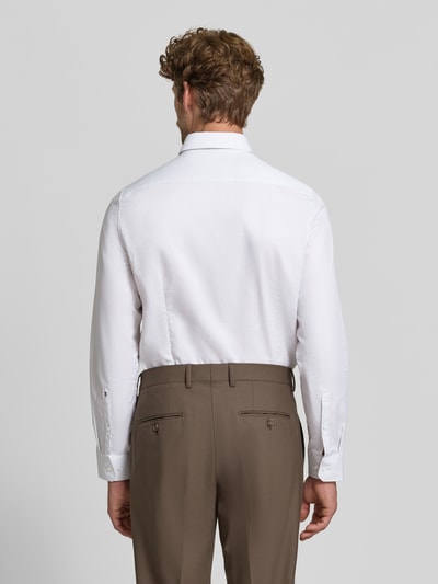 Seidensticker Slim Fit Businesshemd aus reiner Baumwolle Modell 'New Kent' Silber 5