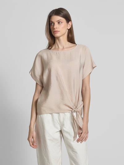 Christian Berg Woman Blusenshirt mit Rundhalsausschnitt Sand 4