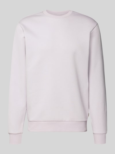 Produktfoto, Regular Fit Sweatshirt aus Baumwoll-Mix Modell 'CERES' von Only & Sons in Unifarbe mit Rundhalsausschnitt und gerippten Abschlüssen.