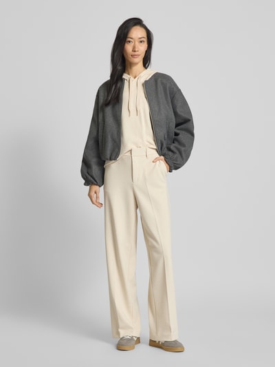 s.Oliver RED LABEL Relaxed fit hoodie van katoenmix Beige - 1