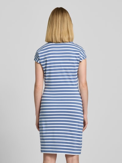 Lauren Ralph Lauren Mini-jurk met strikdetail, model 'TREANNA' Lichtblauw gemêleerd - 5