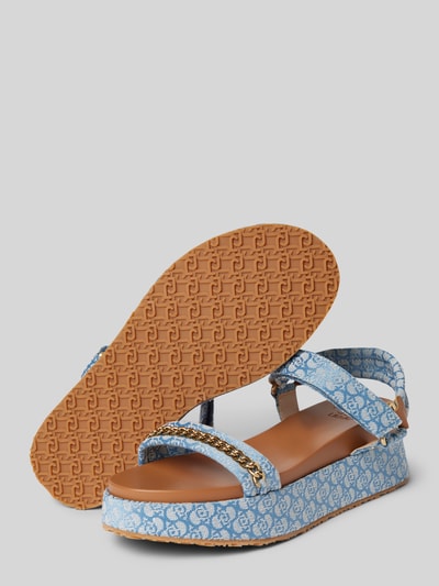 Liu Jo Sandalen met applicatie, model 'FRIDA' Blauw - 4