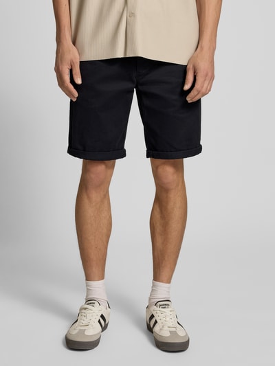 Redefined Rebel Regular Fit Chino-Shorts mit Gürtel Modell 'MIKE' Black 4