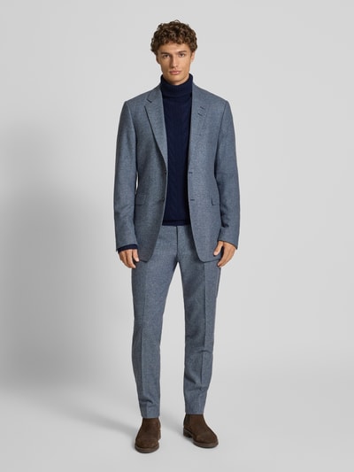 Christian Berg Men Rollkragenpullover aus Wolle-Kaschmir-Mix Marine 1