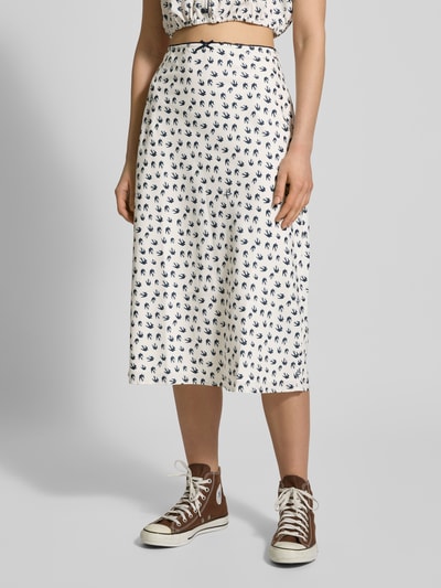 Tommy Jeans Midirok met sierstrik Offwhite - 4