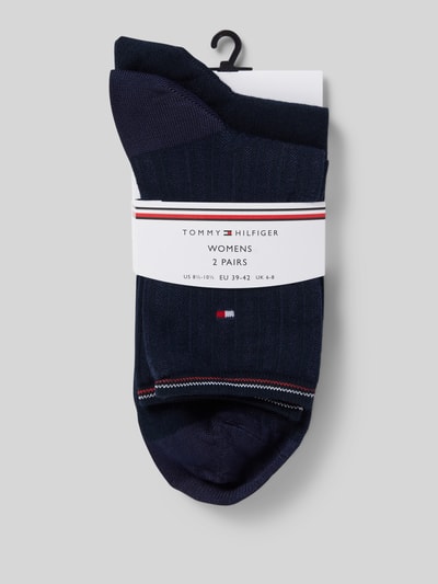 Tommy Hilfiger Socken mit elastischem Bündchen im 2er-Pack Dunkelblau 3