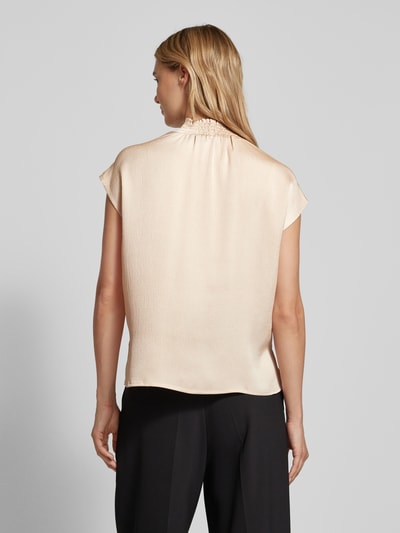 Zero Blouseshirt met opstaande kraag Beige - 5