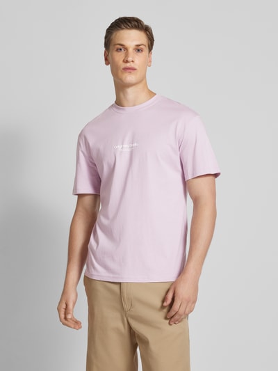 Jack & Jones T-Shirt mit Rundhalsausschnitt Modell 'JORVESTERBRO' Flieder 4